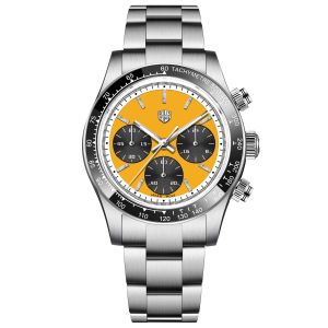 Đồng Hồ Nam RollsTimi 2025 Cao Cấp Máy Quartz Chức Năng Chronograph Kính Sapphire Chống Phản Chiếu Chống Nước Thể Thao Dây Thép Không Gỉ