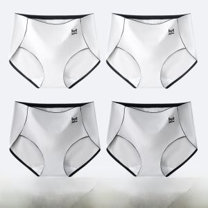 Quần lót nữ MiiOW cotton cạp cao không đường may kháng khuẩn thoáng khí