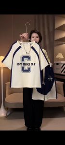 BeiYiMeng Boys Short-sleeved Shirt 4-16 Years For the Summer season Cotton Short Sleeve Clothing 2024 New Boy Suit Two-piece New fashion and trends