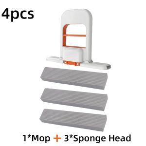 2/8 Chiếc Tự Bóp Cây Lau Nhà Để Bàn Cầm Tay Cho Phòng Tắm Gia Đình Nhà Bếp Có Thể Gập Lại Microfibre Bọt Biển Chà Mini Dụng Cụ Vệ Sinh