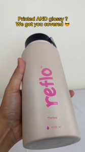 Reflo - Structura Tessera - Water Bottle Tumbler 1000ml BPA Free Tumblr Botol Tahan Air Sejuk Panas