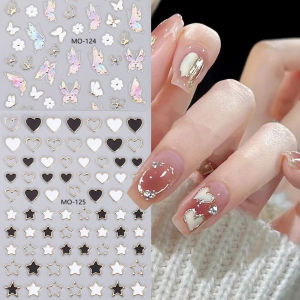 Miếng Dán Móng Tay Họa Tiết Hoa Tình Yêu Ngày Lễ Tình Nhân Chất Liệu PET Tự Làm Dùng Cho Lễ Hội Tiệc Tùng Đám Cưới Dễ Dán Trang Trí Trang Điểm
