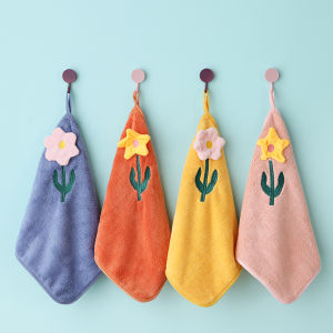 Khăn Lau Tay Thấm Nước Mềm Mại Khăn Lau Tay Hoạt Hình Đáng Yêu Dây Treo Dạng Treo Nhà Bếp Khăn Lau Bàn Khăn Tay Nhà Vệ Sinh