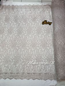 kain/bahan tile bordir Payet/tile malika