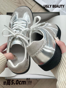 Women's Flat Bottom Heightening Board Shoes: Deoxynucleotide Trainer Shoes for Fall & Winter