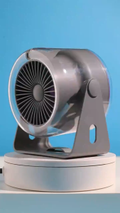 Electrolux พัดลมสำนักงาน 8 นิ้ว ความเร็วสูง ทํางานเงียบ ปรับความเร็วลมผ่านหน้าจอสัมผัสได้ 100 ระดับ ใช้ได้12ชม