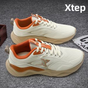 XTEP | Mens Waterproof Leather Fall Running & Casual Shoes