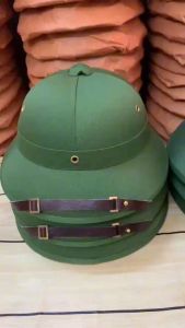 Mũ cối màu xanh truyền thống mũ cối tàu - cốt phíp cáo cấp nhiều màu (tặng sao)