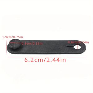 6pcs motorcycle fixed cable harness short zip tie modification line sorting hub rubber zip tie button fixing ring cable tie