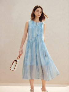 INMAN | French Design Dye Dress Sleeveless