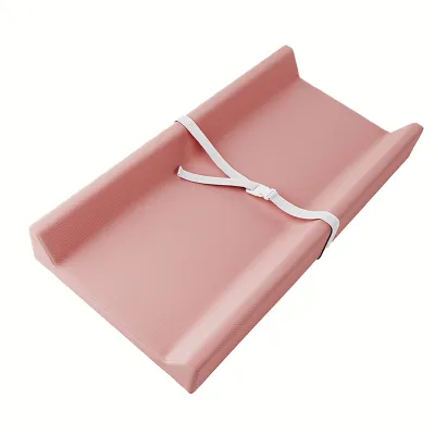 Portable Baby Changing Diaper Pad for Newborn Nappy Changing Table with Safety Strap Wipeable Soft Infant Nursing Mat Baby Stuff