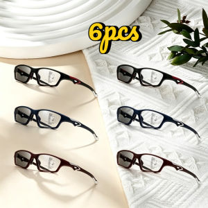 4/6/8pcs Progressive Multifocal Reading Presbyopic Eyeglasses for Men Photochromic Glasses +1.0~+3.5