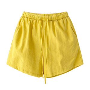 MUYUZI | Basic White Loose Shorts for Women