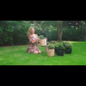 1-7 Gallon Big Grow Bag Gardening Plant Breathable Non Woven Vegetable Flower Pot Planter Fabric Grow Pot