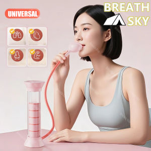 WithUpure Breath Dumbbell Abdominal Breathing Trainer Device Lung Trainer Jawline Exercise for Men Women