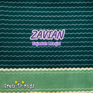 Tren-D-rugs Sajadah masjid 120 cm x 300 cm karpet sejadah motif turki turkey alas sholat mushola tebal 8mm bulu cut pile halus roll gulungan panjang shaf - NMs