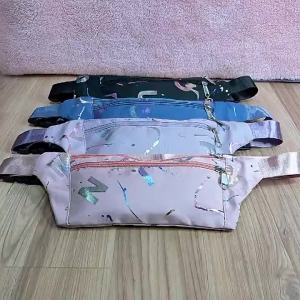 Tas Selempang Bahu Bahan Nylon / Waistbag Terbaru Waterproof Kekinian - LW13