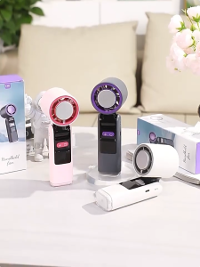 Kipas Angin Mini Portable Jet Fan Mini Semikonduktor Turbo Kencang 13000RPM Baterai Tahan Lama USB Rechargeable Pendinginan Cepat untuk Outdoor/Camping/Kantor