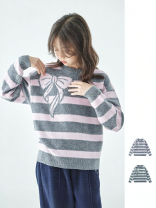 KECHU | Parent-Child Style Fall 2026 Soft Wool Sweater for Older Girls
