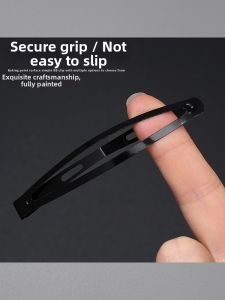 NING ZHOU | Black Steel Hair Fixing Clips