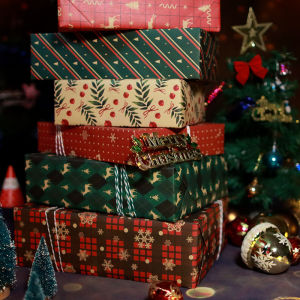 [SG] Kraft Paper Merry Christmas DIY Gift wrapper gift wrapping paper packaging paper