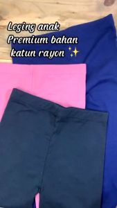 Celana Legging Anak Bahan Rayon Kaos Premium Usia 5 - 15 Tahun Murah Berkualitas Nyaman Dipakai