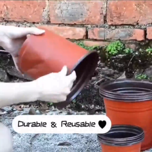 【20pcs】Plastic Flower Pot Plant Flower Pot With Drainage Holes Indoor/Outdoor Flower Pot Plastic Nursery Pot