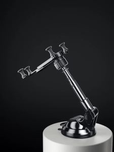 OATSBASF 360°Rotating Long Neck Car Dashboard Windshield Mount Stand Holder Car Phone GPS Stand Car Gravity Bracket Mobile Phone Holder Suction Holder For 4.7-6.9 inches Phone