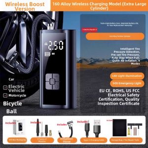 HELLOLEIBOO | Portable Wireless Car Inflator for Tires
