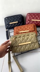 Tas Wanita Wallet Behel Bordir Tali Panjang & Pendek