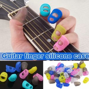 KAWES 5pcs Guitar Thumb Picks Finger Cap Protect 5 Sizes Fingers for Ukulele Electric Guitar