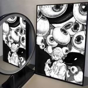 Black and White Anime Hunter X Hunter Poster Art HD Canvas Advanced Aesthetic Printing Paper Wall Art for Living Room Home Decor