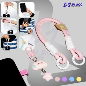 NANVAN NVN-TL12 GANTUNGAN TALI PENDEK HP / KUNCI LIONTIN BINTANG DAN AWAN LUCU UNIVERSAL