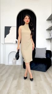 Dress Wanita Turtleneck Kebi