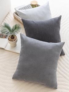 Luxurious Thickened Velvet Pillowcase Cream Style Living Room Sofa Cushion Square Detachable And Washable Home Decor Accessories