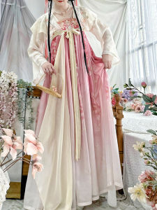 CHANMIAOYI | Airy Tang Chinese Robe Style Qixiong Ruqun Dress