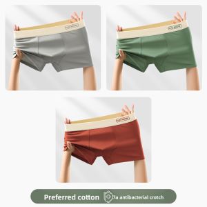 MiiOW | Mens Cotton Underwear Breathable Boxer Shorts Antimicrobial Comfortable Briefs Youth Fashion Sport Style All Season Wear