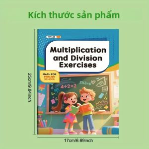 Sách Bài Tập Bảng Nhân 48 Trang Dành Cho Trẻ Em Sách Luyện Tập 9x9 Kèm Thẻ Học Công Cụ Cải Thiện Kỹ Năng Toán Học Dành Cho Lứa Tuổi 3-12 Quà Tặng Giáng Sinh Cho Mùa Tựu Trường