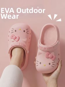 ADDTHIS | Womens New 2026 Summer Outdoor Wear Thick Sole Anti-slip Popular Cute Head-covering Clog