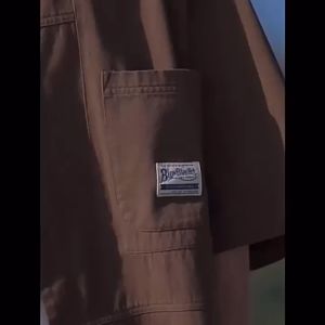 Kemeja pria lengan pendek Kemeja Oversize lengan kasual pria korean style fashion hitam lengan pendek standar kaos kekinian KAOS STREETWEAR hitam tshirt pria remaja kaos polos oversize pria loose