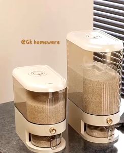 Dispenser Beras Mewah Estetik Kotak Tempat Wadah Penyimpanan Beras Rice 5Kg 10Kg wadah beras wadah jagung pipil