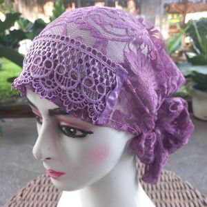 Ciput Brokat Renda Ikat - Bandana Jilbab Renda Brokat Instan Dalaman