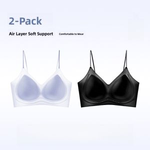 PIER N°5 | Herbal Origin Color Invisible Thin Strap Bra Women Summer Thin Model Small Chest Gather Invisible Foundation Liquid Skin Color Traceless Beautiful Back Bra