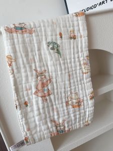 Khăn Bông Cotton 6 Lớp Cho Trẻ Sơ Sinh Khăn Lau Mặt Cho Bé Trai Và Bé Gái Khăn Lau Mặt Cho Trẻ Mẫu Giáo Khăn Bông Cotton Mềm Mại