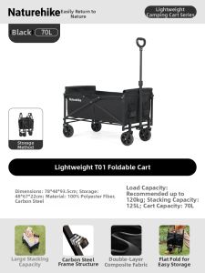 NatureHike | Foldable Camping Cart for Outdoor Travel and Children