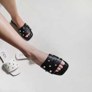 (box polos) New trend 2023 sandal flat wanita - ZR Xena - Local handmade