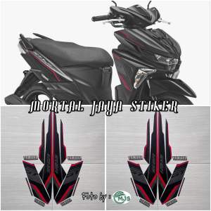 STIKER STRIPING FULL SET LIS LES BODY YAMAHA SOUL GT 125 2017 2018