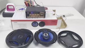 Ziqqucu 500W Car Speaker 2pcs 6 Inch Dual Cone Coaxial Auto Audio Stereo Full Range Frequency Hifi Speakers