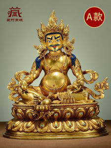 พระพุทธรูปทองแดงชุบทองเต็มรูปแบบ พระพุทธเจ้าสีสันสดใส 5 สี สำหรับตกแต่งบ้านในร่ม งานประดิษฐ์ด้วยมือ งานฝีมือ