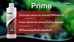♻️500 ml.🔰Prime ลดคลอรีน แอมโมเนีย ไนไตรท์ ไนเตรท ✅ใช้ได้ทั้งน้ำจืดและน้ำทะเล ปลอดภัยกับปะการังและไม้น้ำ